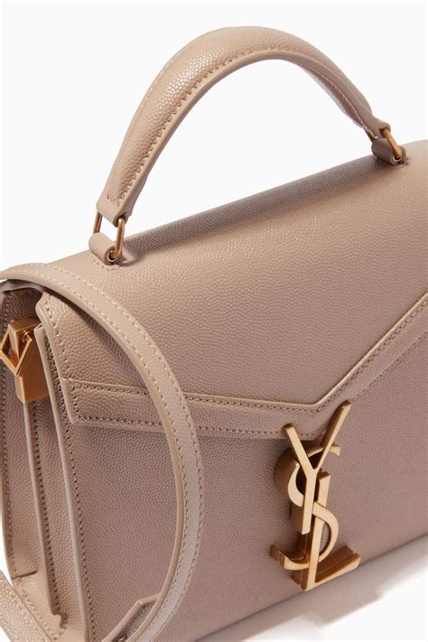 Saint Laurent Neutral Handbags for Women .